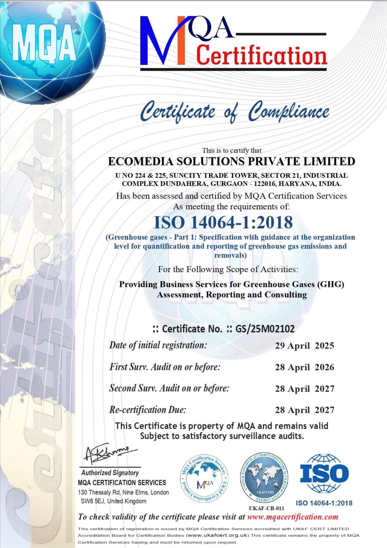 ISO 14064-1 ECOMEDIA SOLUTIONS PRIVATE LIMITED_page-0001_page-0001